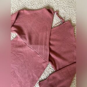 Dusty Rose knit dress